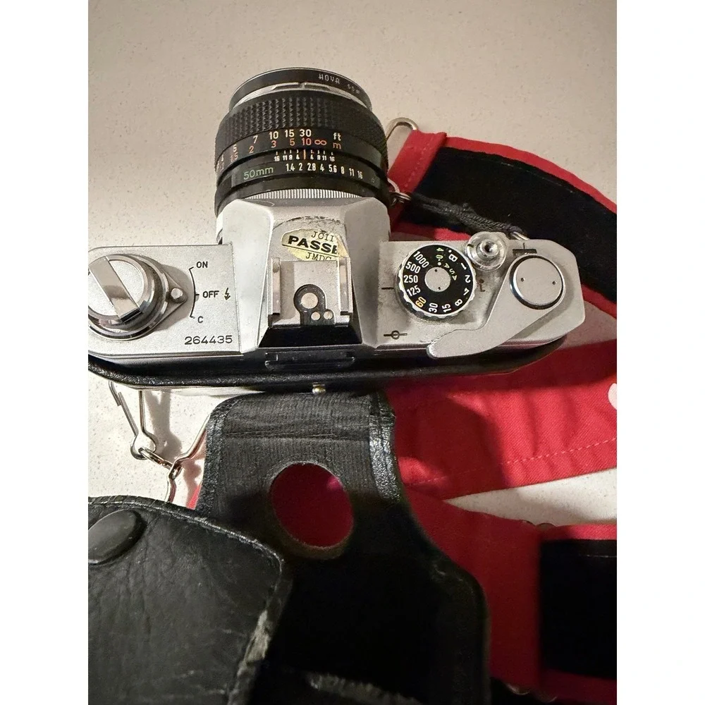 Canon FTb QL Silver Chrome FD 50mm f/1.8 Lens 35mm SLR Film Camera Untested